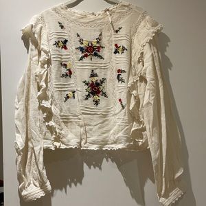 Free people lace top